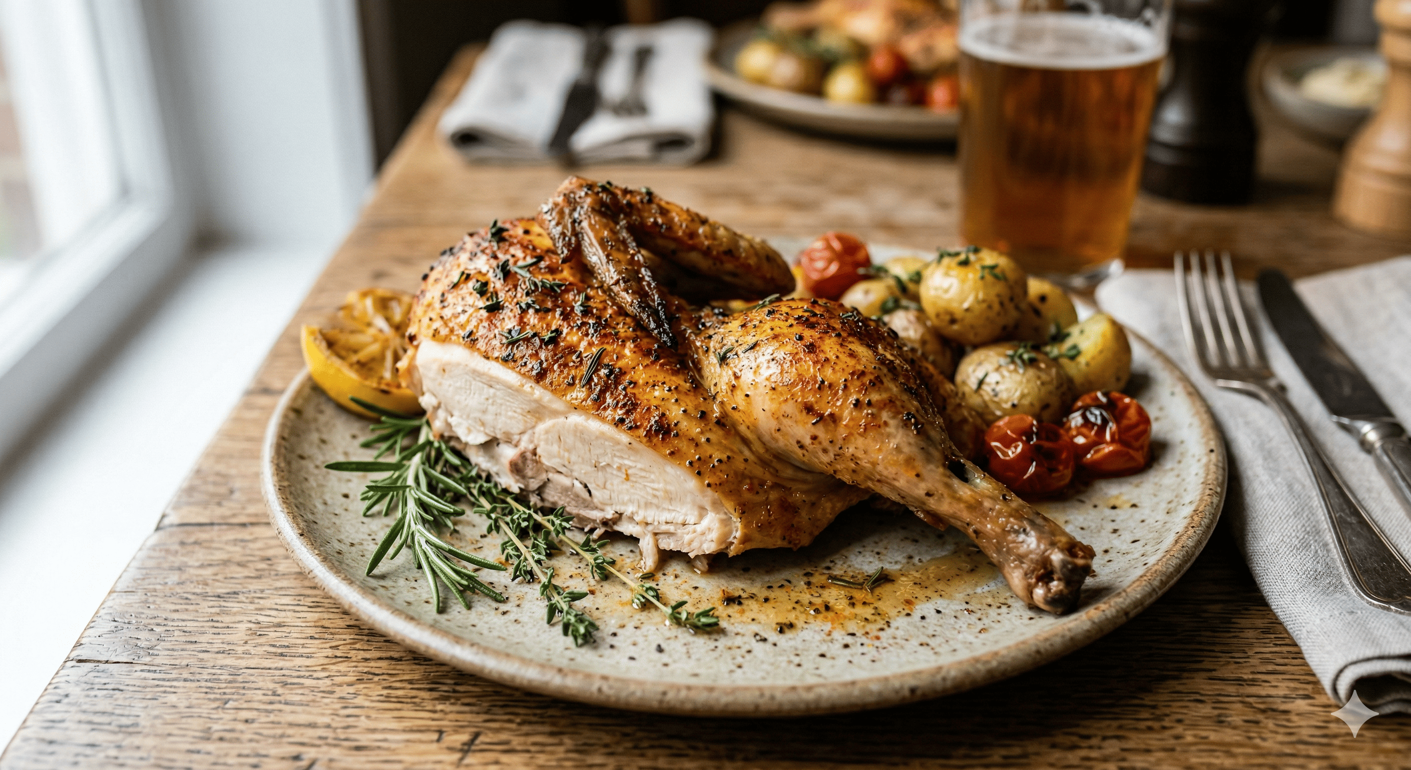 Demi Poulet Rôti